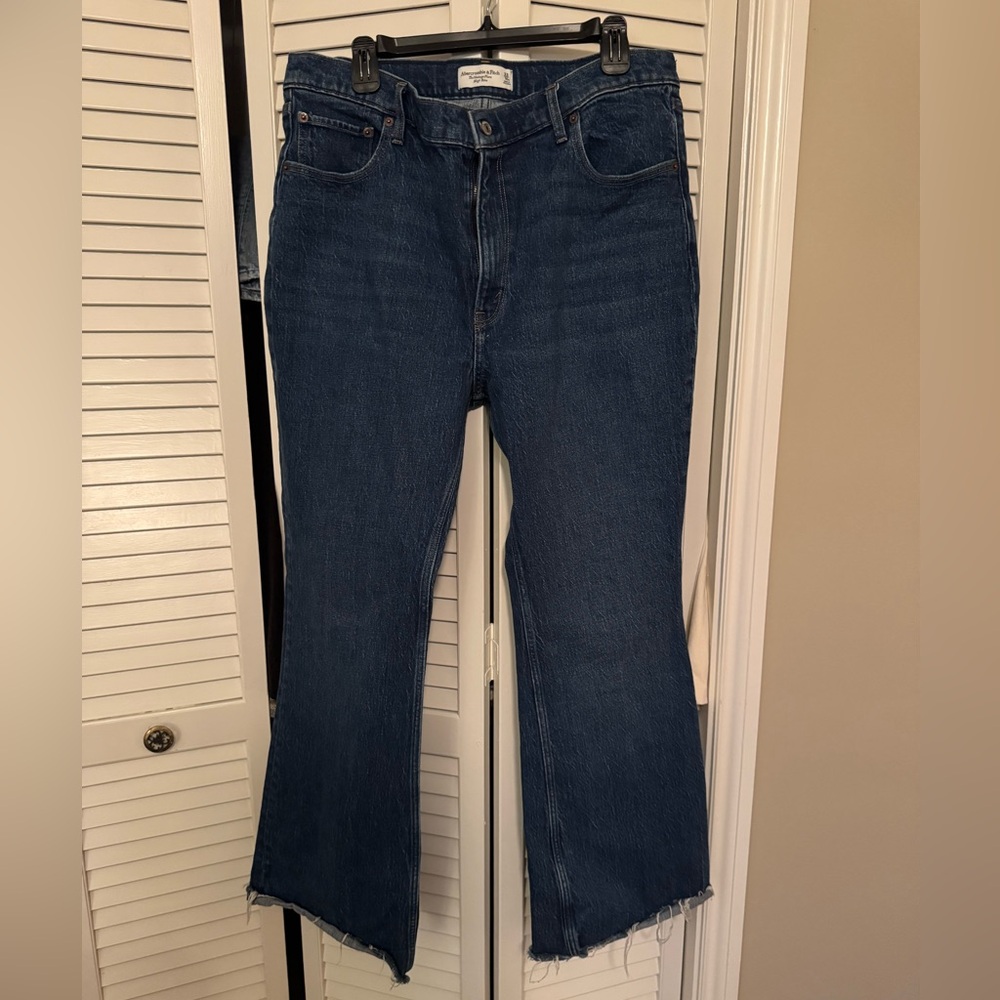 Abercrombie & Fitch Dark Blue Flare Jeans